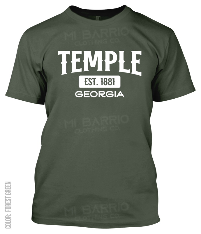 Temple, Georgia Athletic T-Shirt