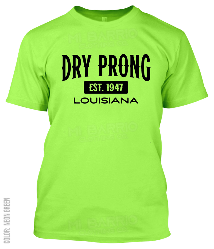 Dry Prong, Louisiana Athletic T-Shirt