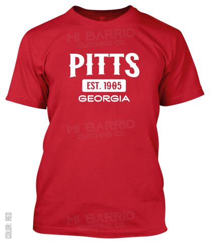 Pitts, Georgia Athletic T-Shirt