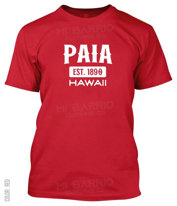 Paia, Hawaii Athletic T-Shirt