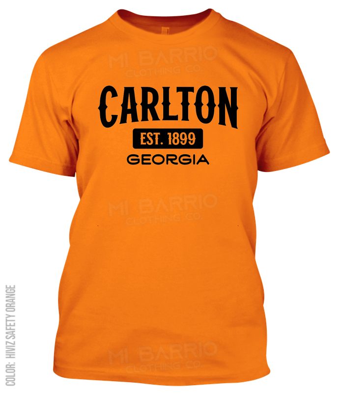 Carlton, Georgia Athletic T-Shirt