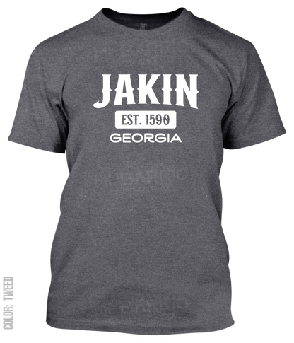 Jakin, Georgia Athletic T-Shirt