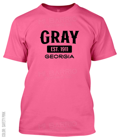 Gray, Georgia Athletic T-Shirt