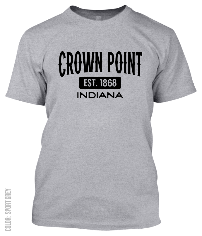 Crown Point, Indiana Athletic T-Shirt