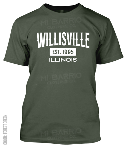 Willisville, Illinois Athletic T-Shirt