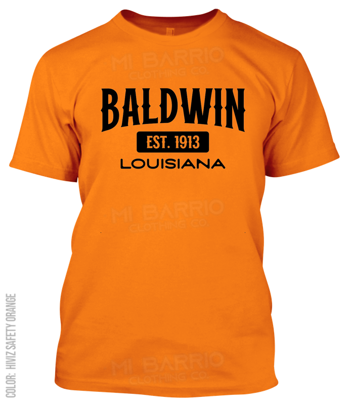 Baldwin, Louisiana Athletic T-Shirt