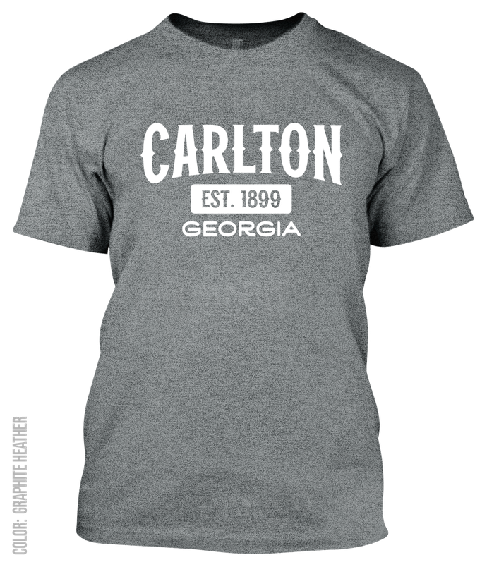 Carlton, Georgia Athletic T-Shirt