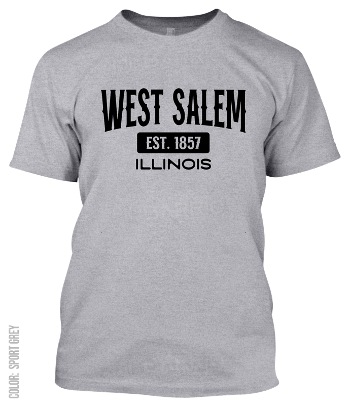 West Salem, Illinois Athletic T-Shirt