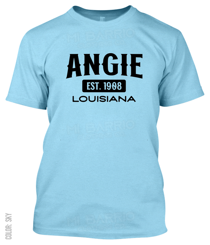 Angie, Louisiana Athletic T-Shirt