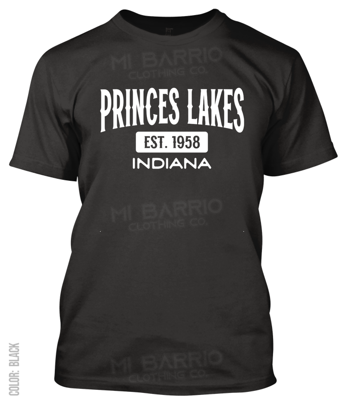 Princes Lakes, Indiana Athletic T-Shirt