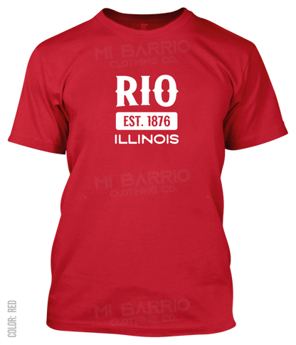 Rio, Illinois Athletic T-Shirt