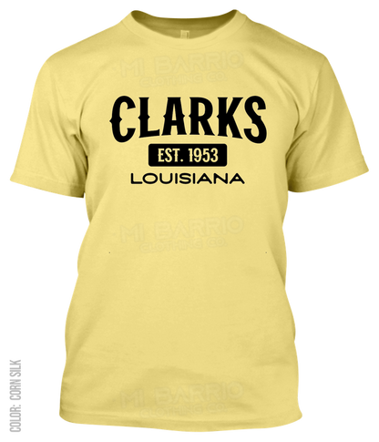 Clarks, Louisiana Athletic T-Shirt