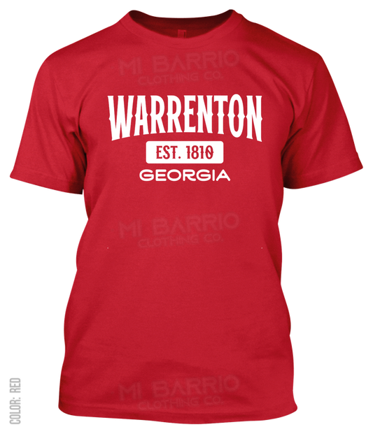 Warrenton, Georgia Athletic T-Shirt