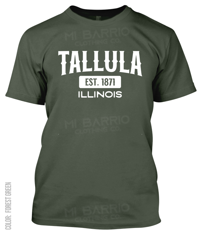 Tallula, Illinois Athletic T-Shirt