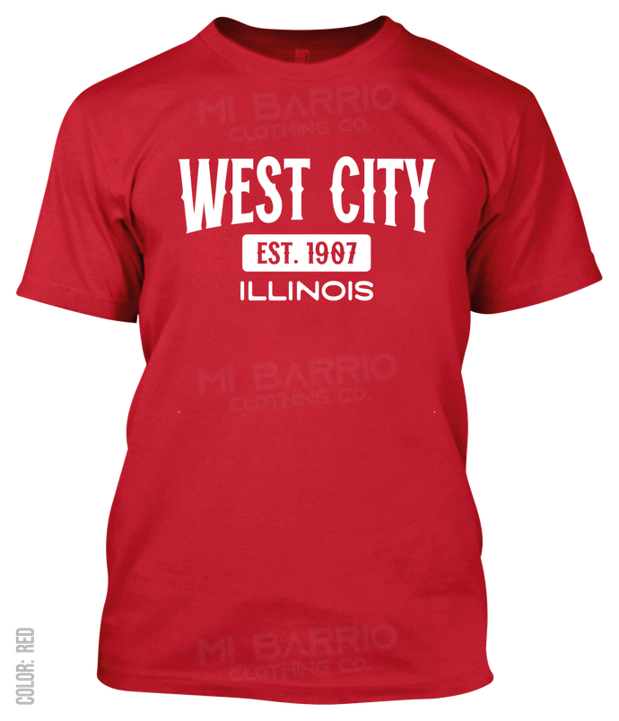 West City, Illinois Athletic T-Shirt