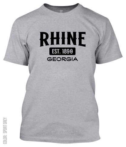 Rhine, Georgia Athletic T-Shirt