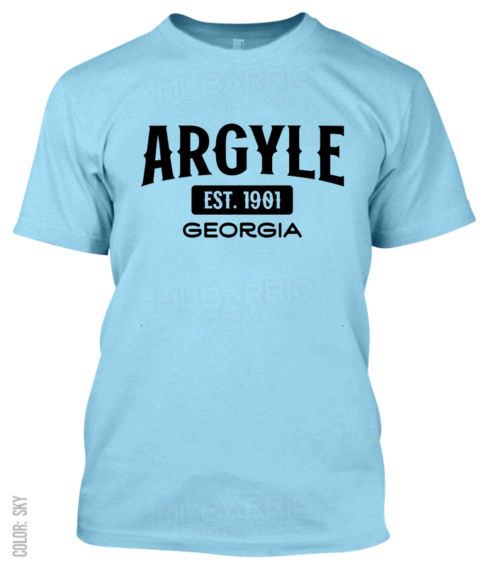 Argyle, Georgia Athletic T-Shirt