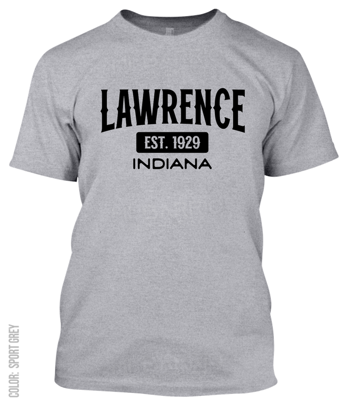 Lawrence, Indiana Athletic T-Shirt