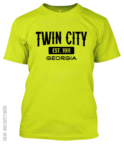 Twin City, Georgia Athletic T-Shirt