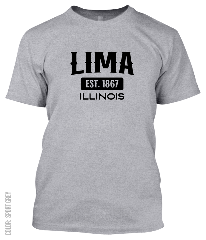 Lima, Illinois Athletic T-Shirt
