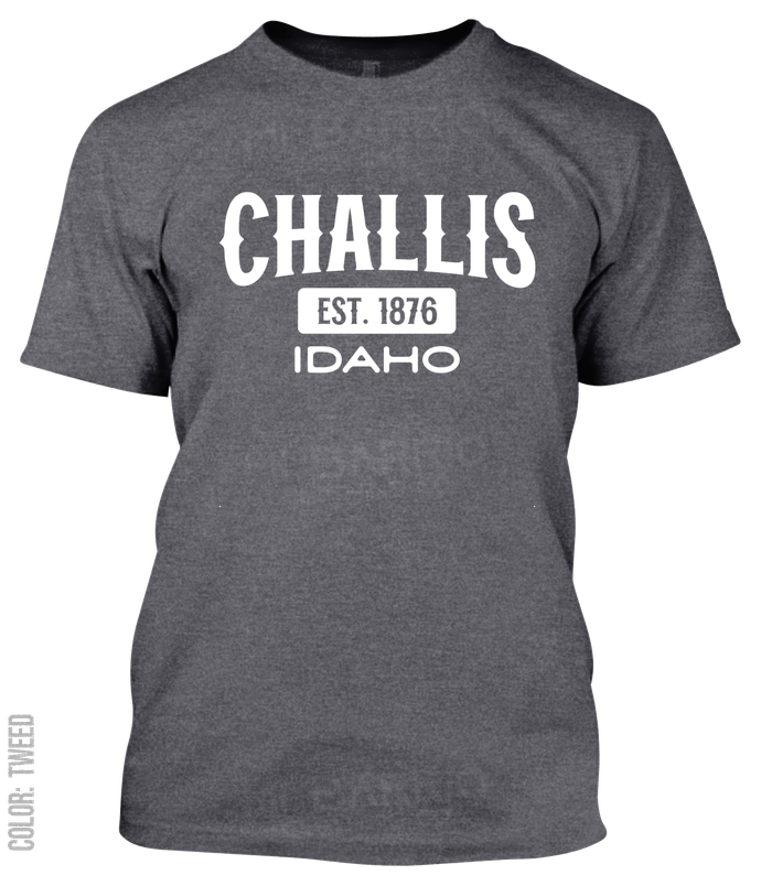 Challis, Idaho Athletic T-Shirt
