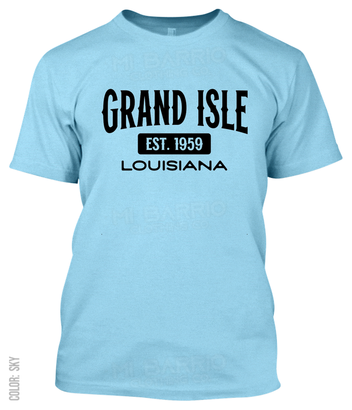 Grand Isle, Louisiana Athletic T-Shirt