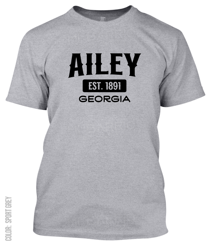 Ailey, Georgia Athletic T-Shirt