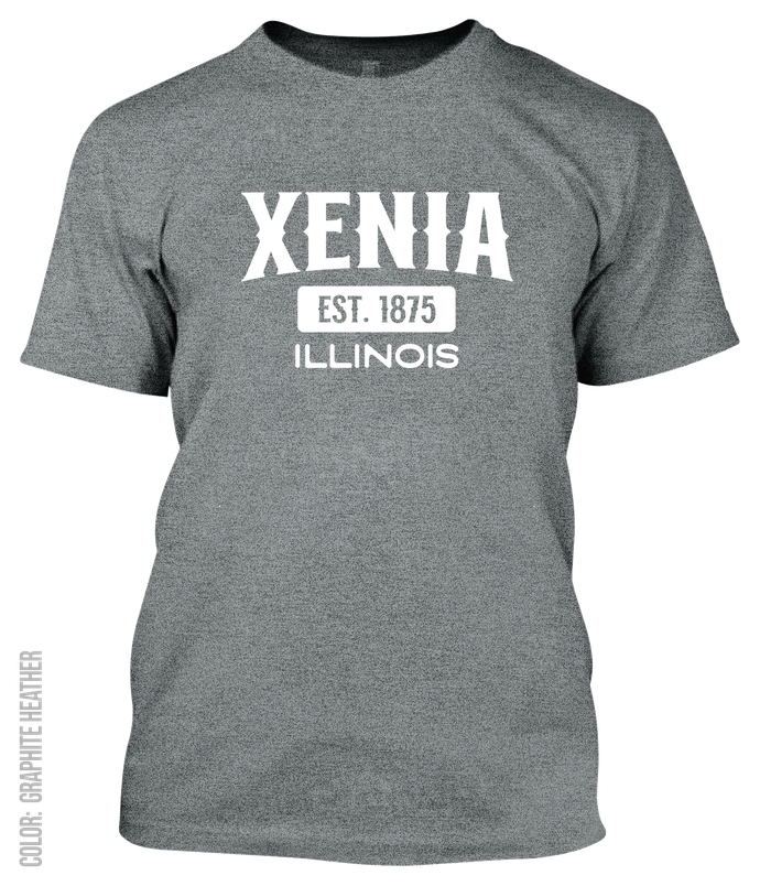 Xenia, Illinois Athletic T-Shirt