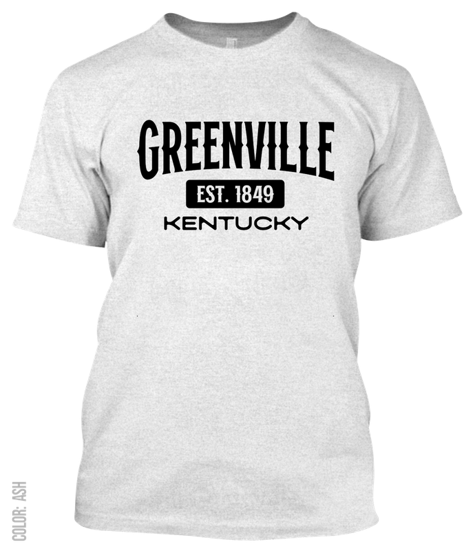 Greenville, Kentucky Athletic T-Shirt