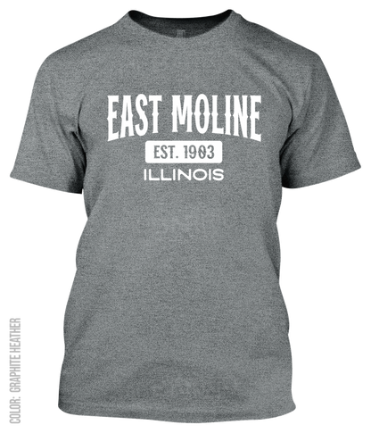 East Moline, Illinois Athletic T-Shirt
