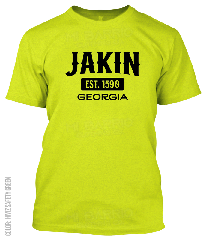 Jakin, Georgia Athletic T-Shirt