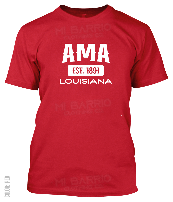 Ama, Louisiana Athletic T-Shirt