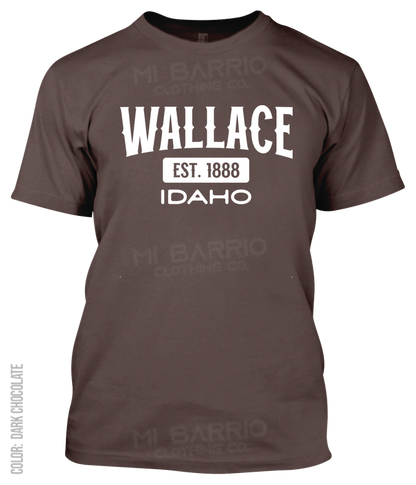 Wallace, Idaho Athletic T-Shirt