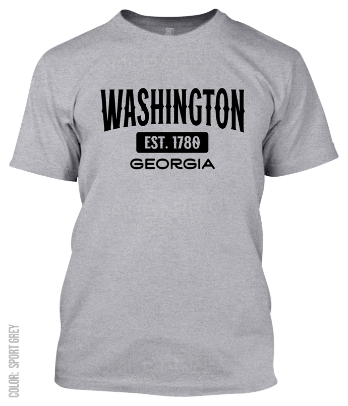 Washington, Georgia Athletic T-Shirt