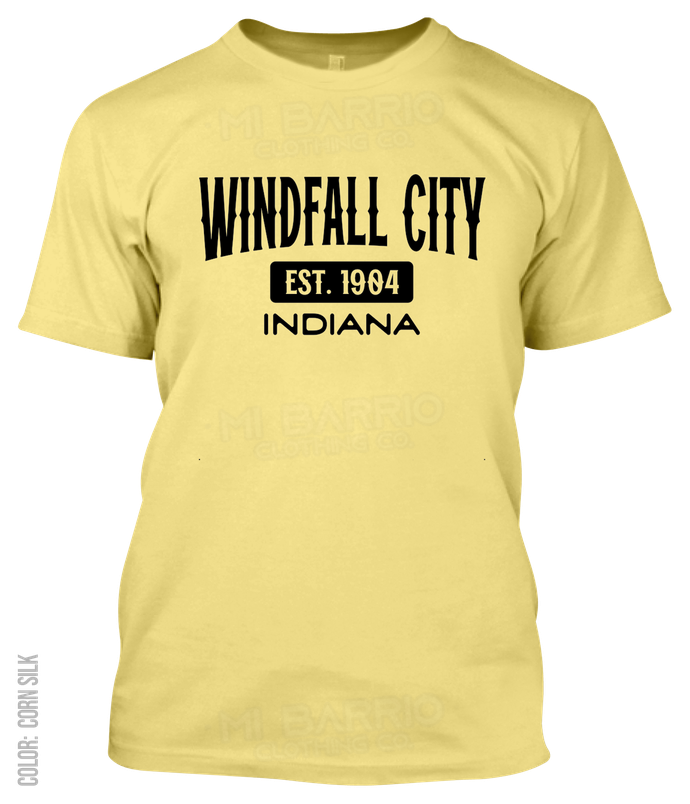 Windfall City, Indiana Athletic T-Shirt