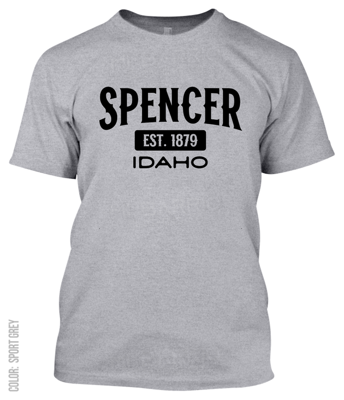 Spencer, Idaho Athletic T-Shirt