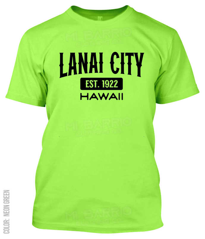Lanai City, Hawaii Athletic T-Shirt