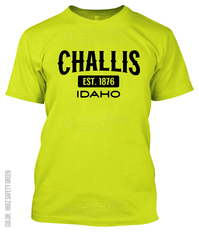 Challis, Idaho Athletic T-Shirt