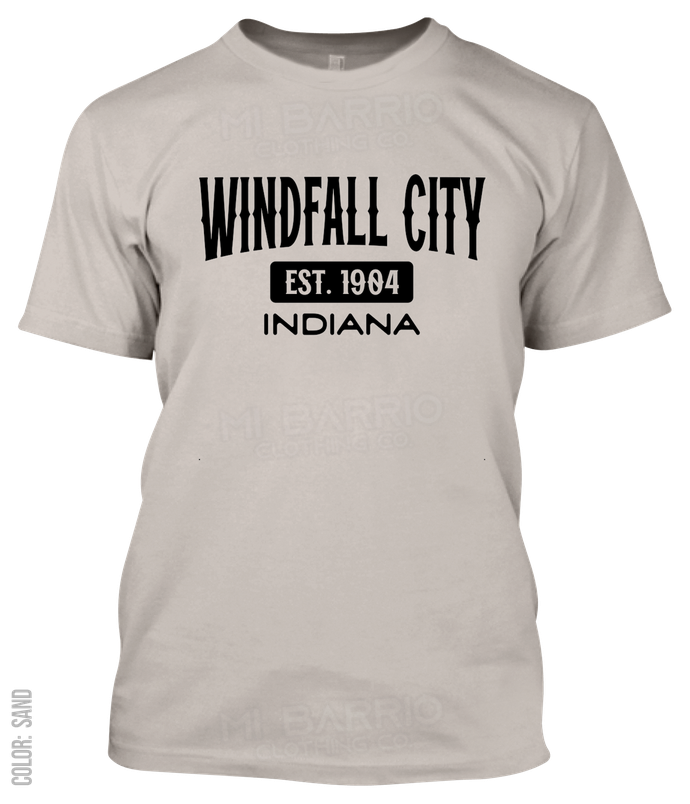 Windfall City, Indiana Athletic T-Shirt