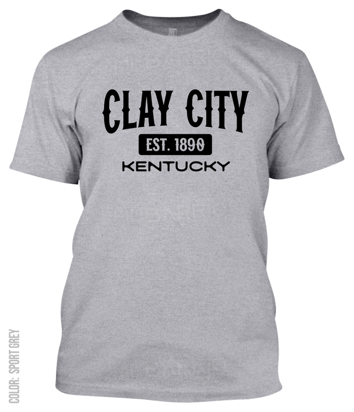 Clay City, Kentucky Athletic T-Shirt