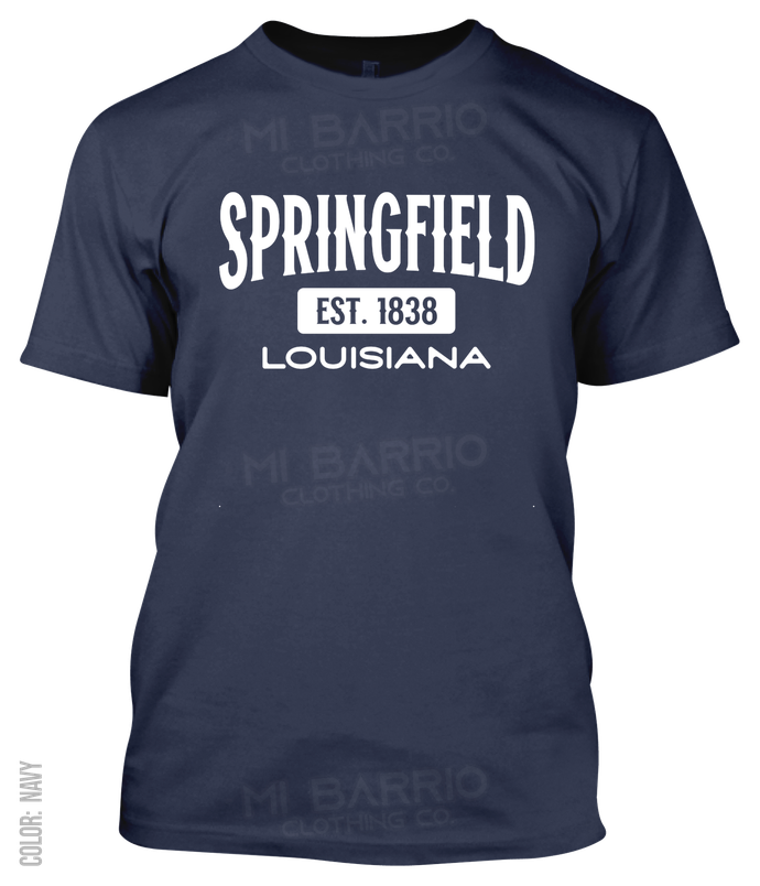 Springfield, Louisiana Athletic T-Shirt