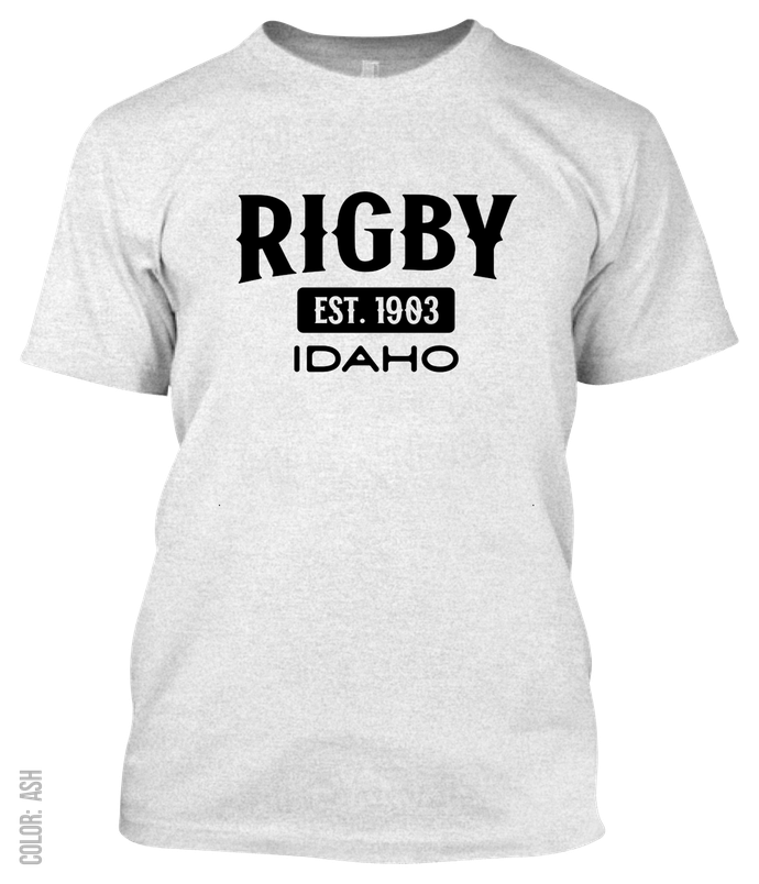 Rigby, Idaho Athletic T-Shirt