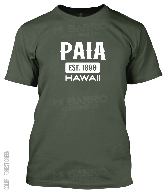 Paia, Hawaii Athletic T-Shirt