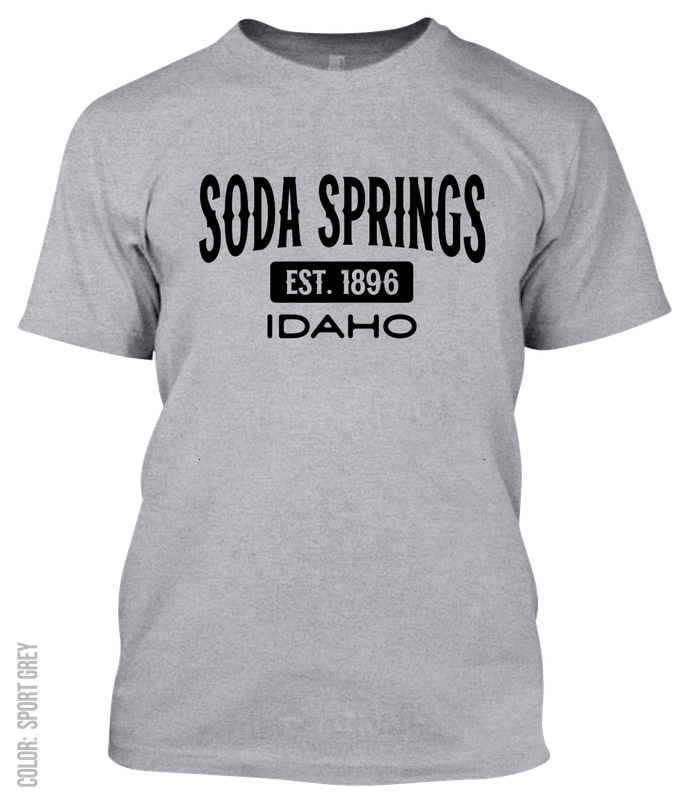 Soda Springs, Idaho Athletic T-Shirt