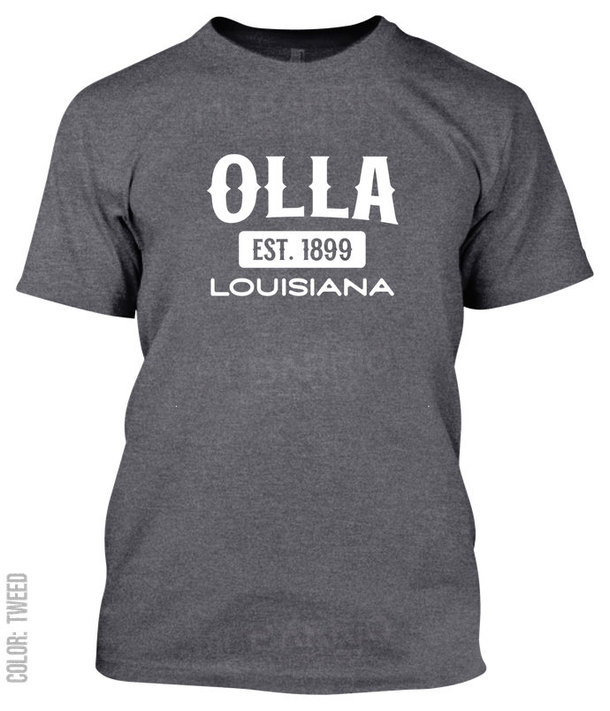 Olla, Louisiana Athletic T-Shirt