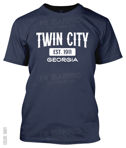 Twin City, Georgia Athletic T-Shirt