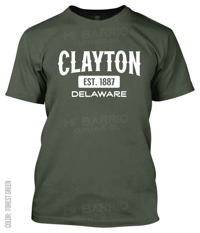 Clayton, Delaware Athletic T-Shirt