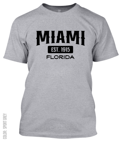 Miami, Florida Athletic T-Shirt