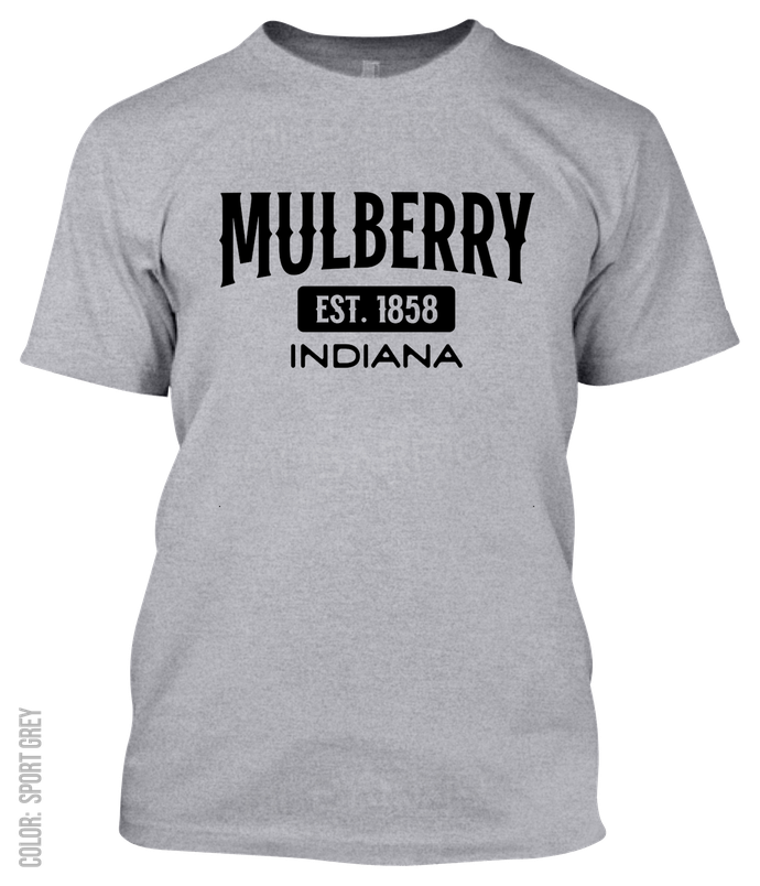 Mulberry, Indiana Athletic T-Shirt