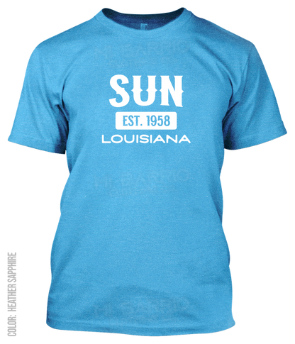 Sun, Louisiana Athletic T-Shirt